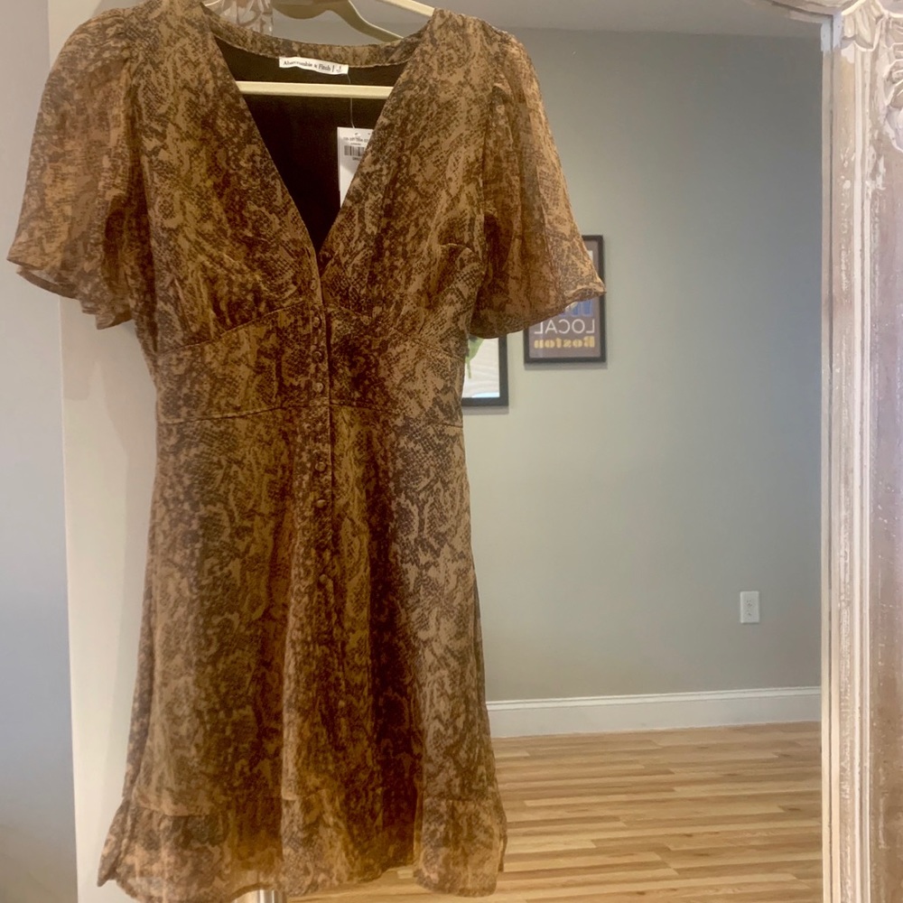 Abercrombie & Fitch button up mini dress